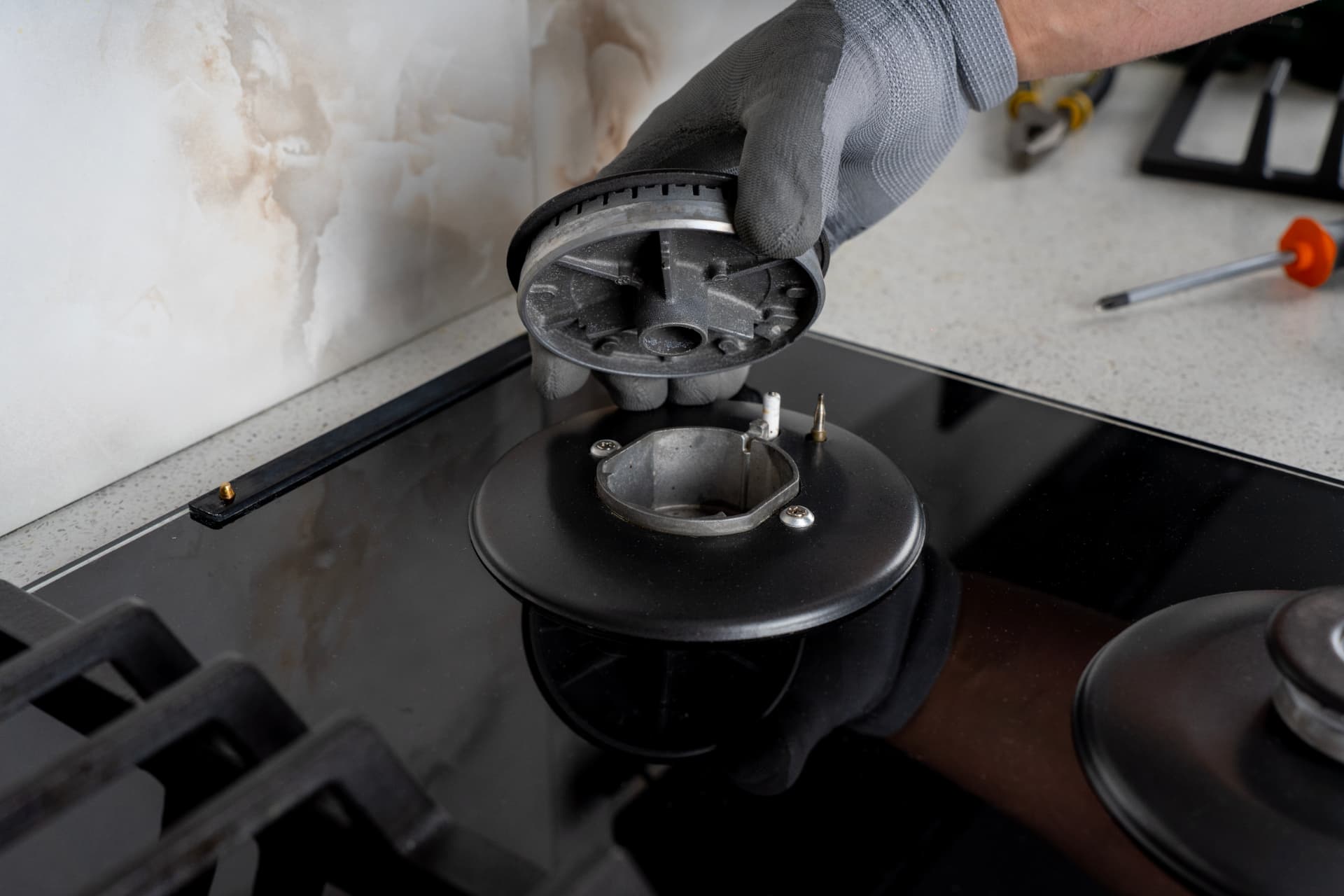 Gas hob installed and tested by a Gas Safe registered engineer in Liverpool